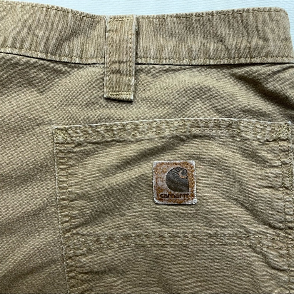 Carhartt Pants Mens Size 40x30 B161 DHK Khaki Workwear - Picture 10 of 11